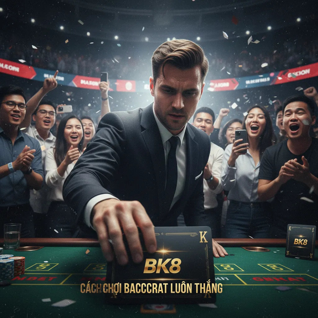 Giao diện bàn chơi Baccarat tại BK8 để soi cầu