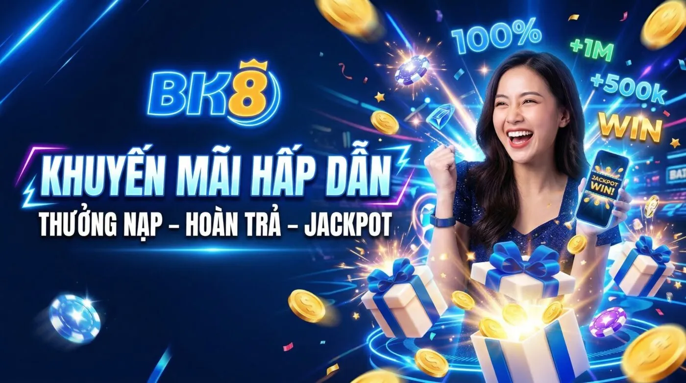 Khuyến mãi khủng siêu hấp dẫn tại nhà cái bk8