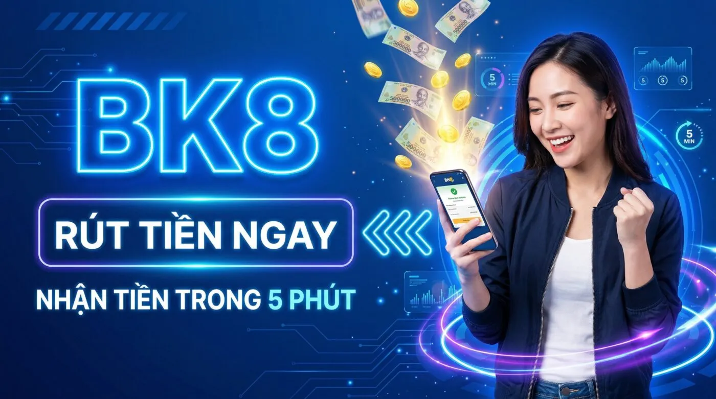 Rút tiền bk8 trong 5 phút